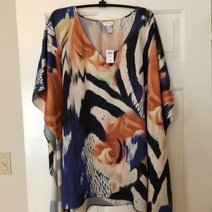 Chico's Dawn Peri Poncho S/M